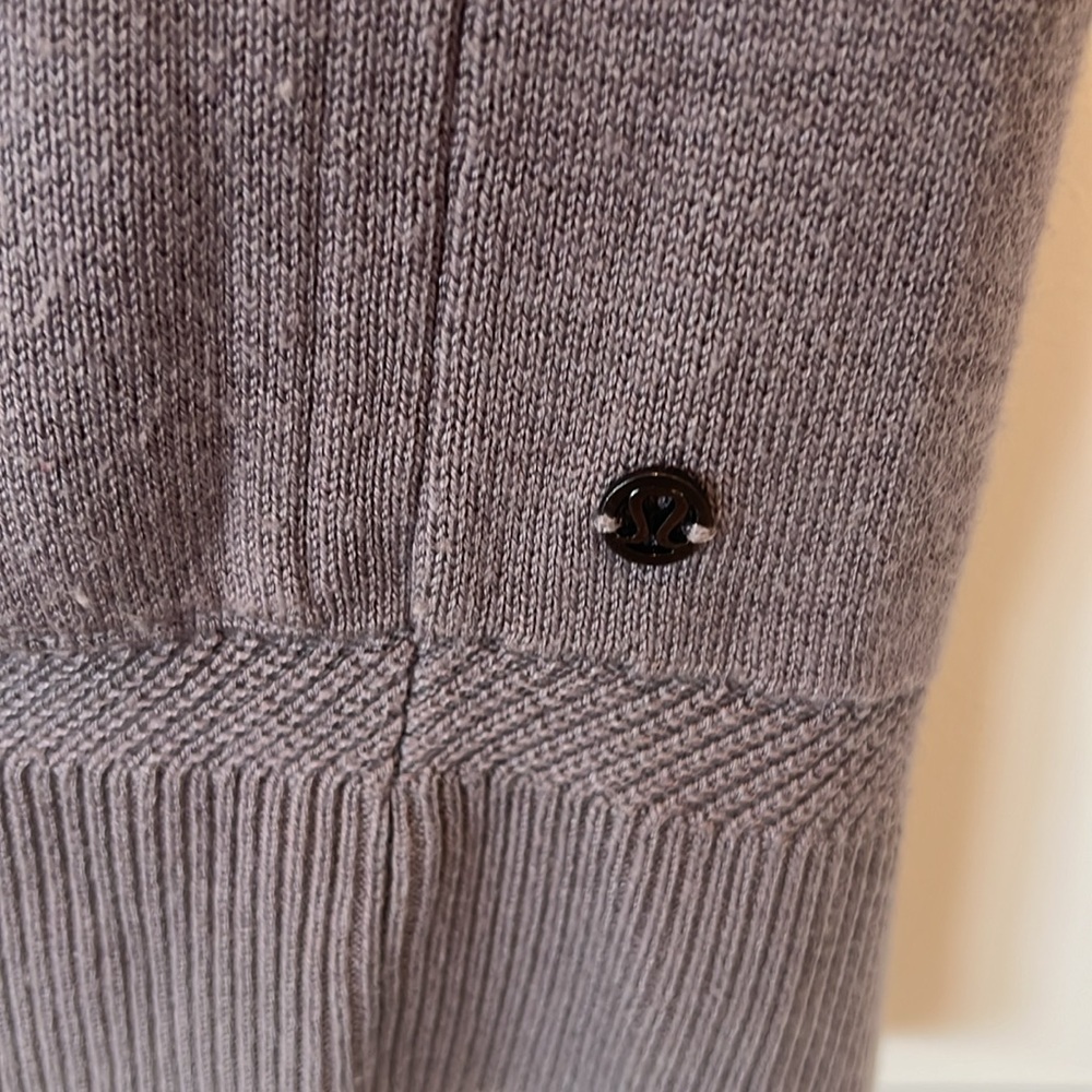 LULULEMON Knit Open Cardi Dusty Purple Duster - Picture 3 of 8